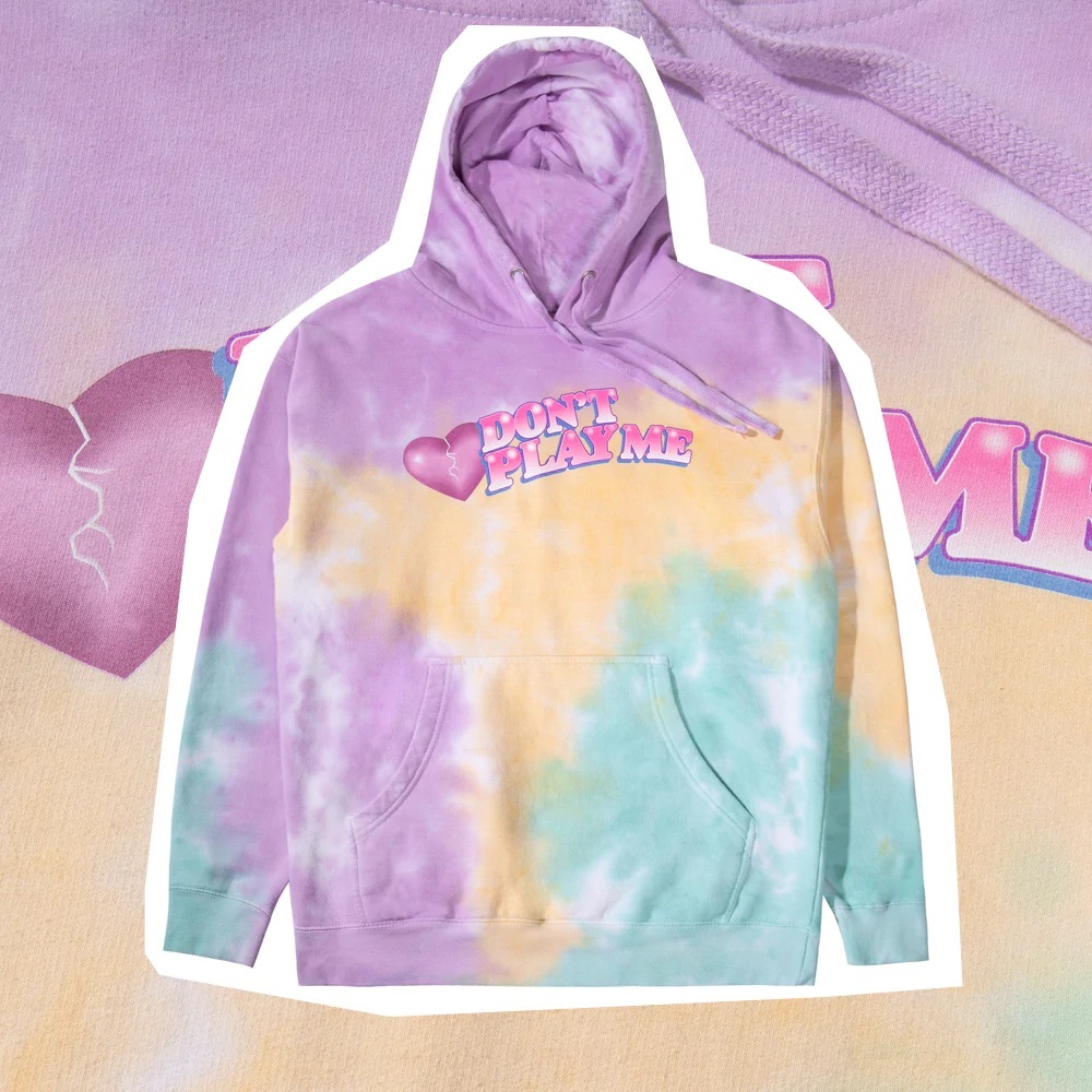 By Samii Ryan “Don’t Play Me” Tie Dye Hoodie